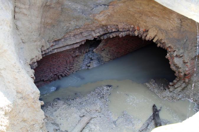 sewer collapse