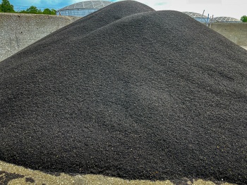 Mound of Louisville Green soil amendment pellets