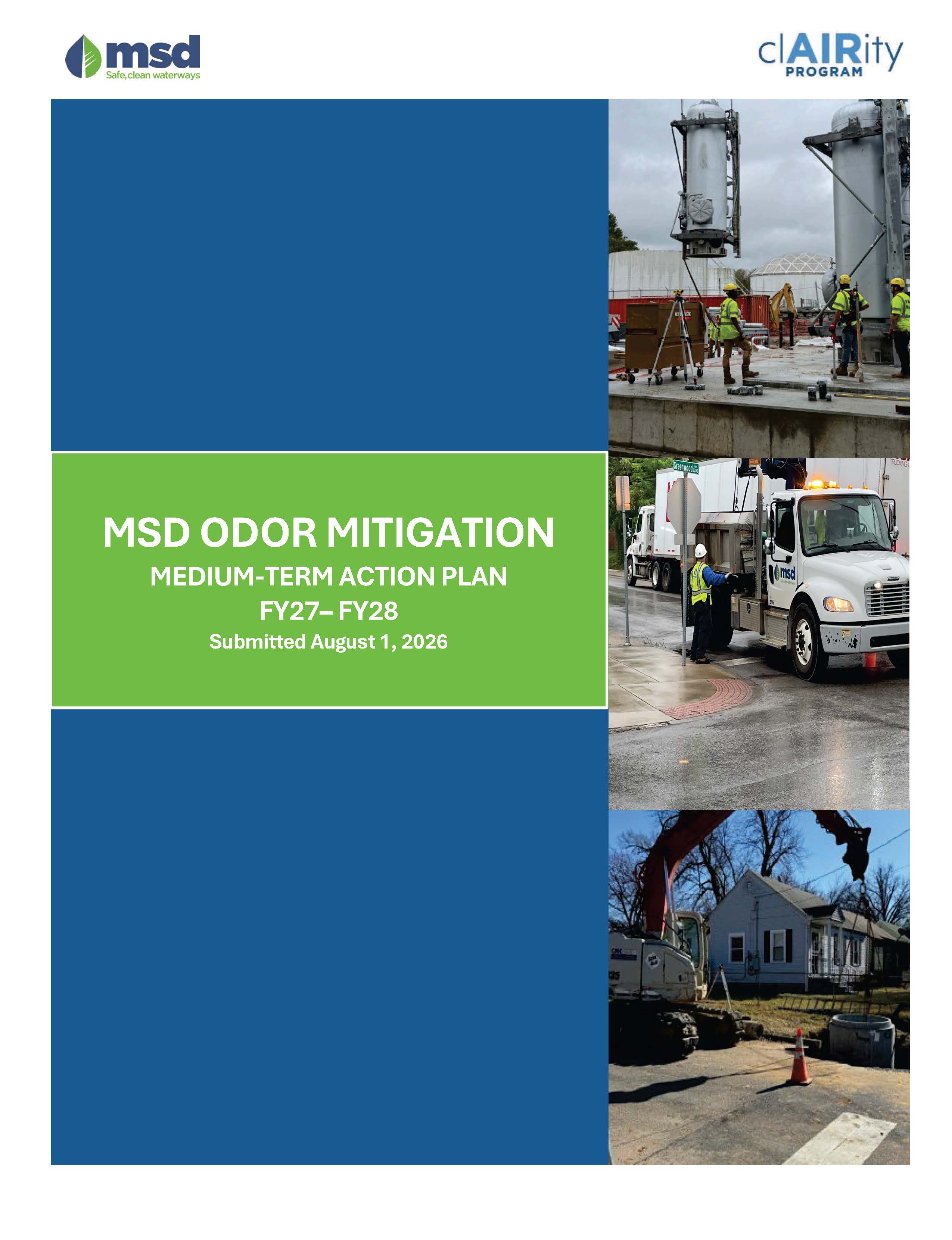image of odor plan cover page 