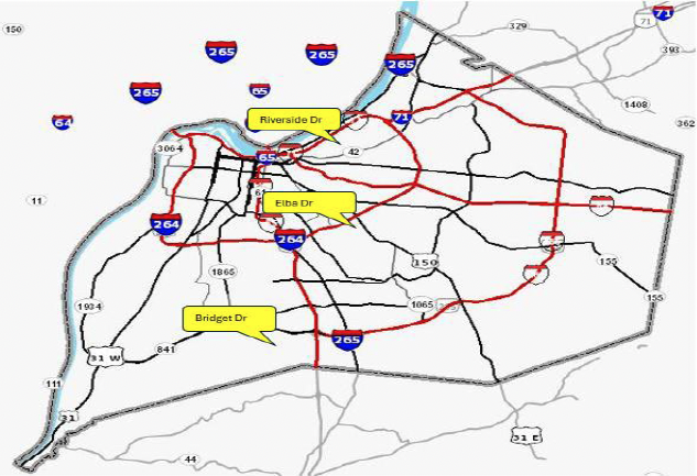 map of locations for public notice 